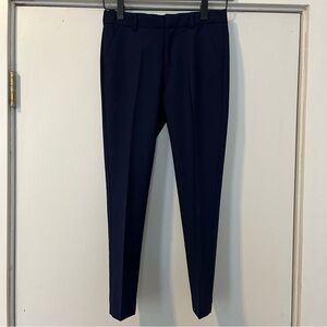✨ Zara Kids Navy Blue Formal Trousers pleated dress pants kids size 8 boys